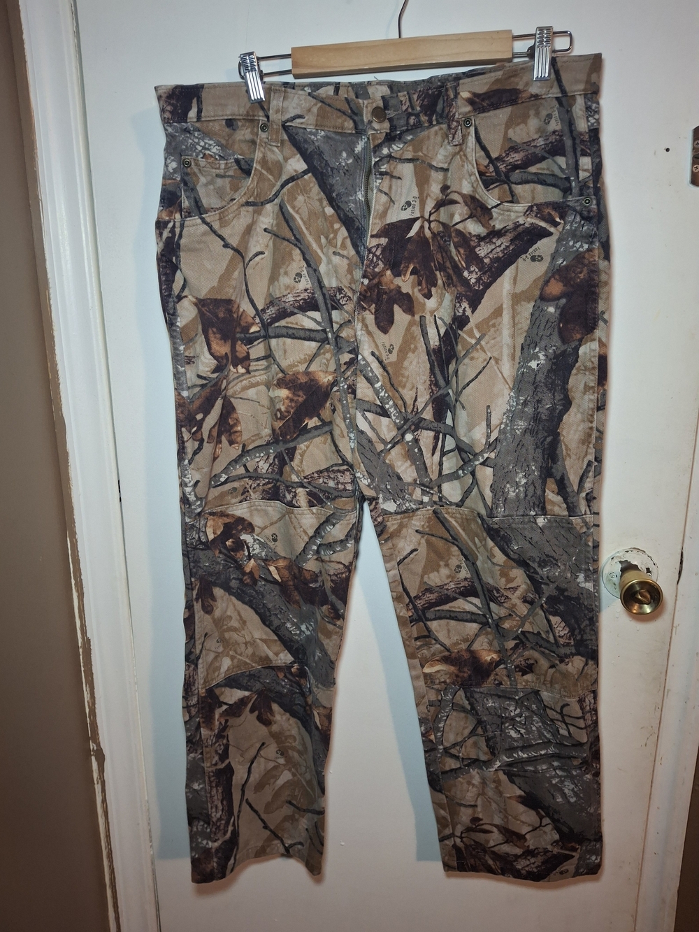 Wrangler Men's Realtree Camo Pants - Brown/Tan/Gray